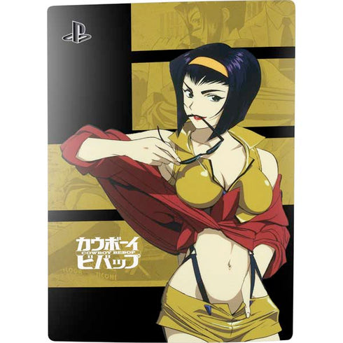 Cowboy Bebop Faye PS5 Digital Edition Console Skin